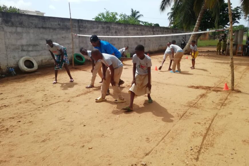 Journée récréative et sportive des enfants handicapés à Ouidah